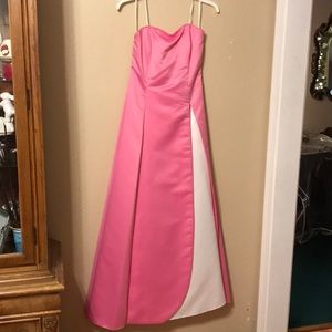 Bubblegum pink formal dress